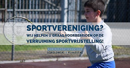 Verruiming sportvrijstelling nadelig voor verenigingen